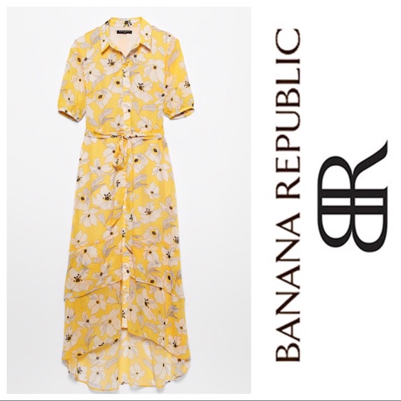 BANANA REPUBLIC Floral Dress | Size 2 - Picture 1 of 5